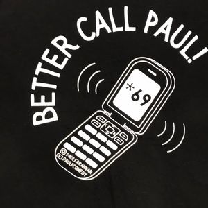 BETTER CALL PAUL t shirt. XL. jet black w the softest 100% cotton  May b copy🦅